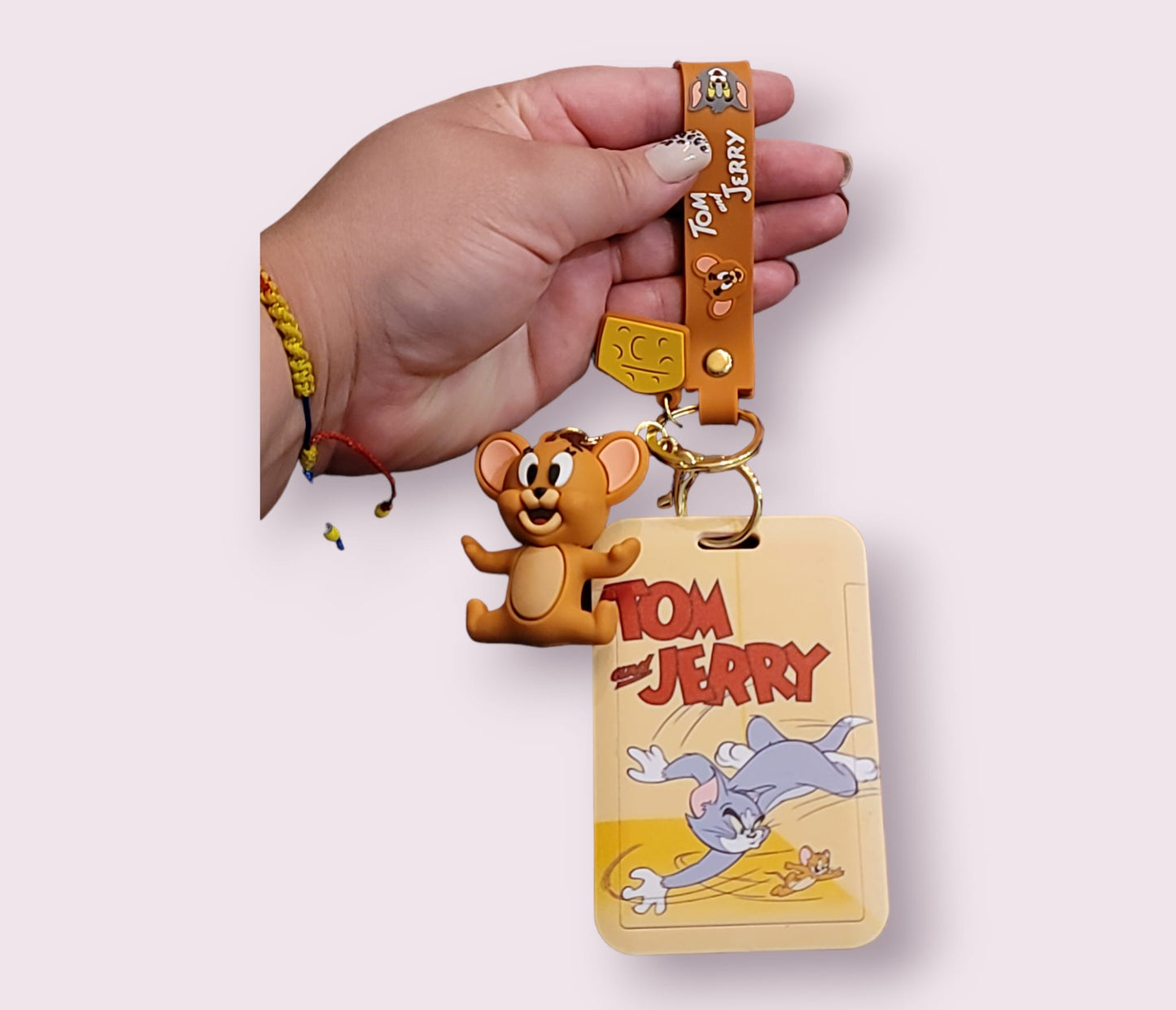 Jerry from Tom and Jerry Keychain and ID holder