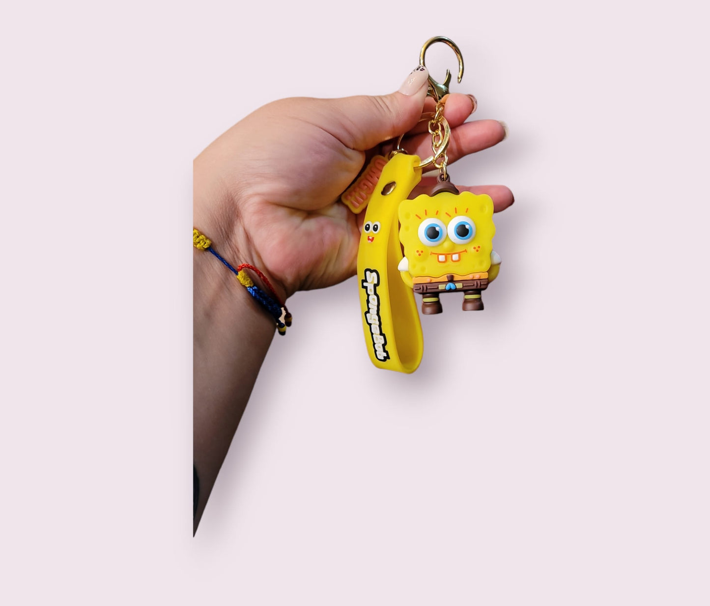 Spongebob Keychain and ID holder