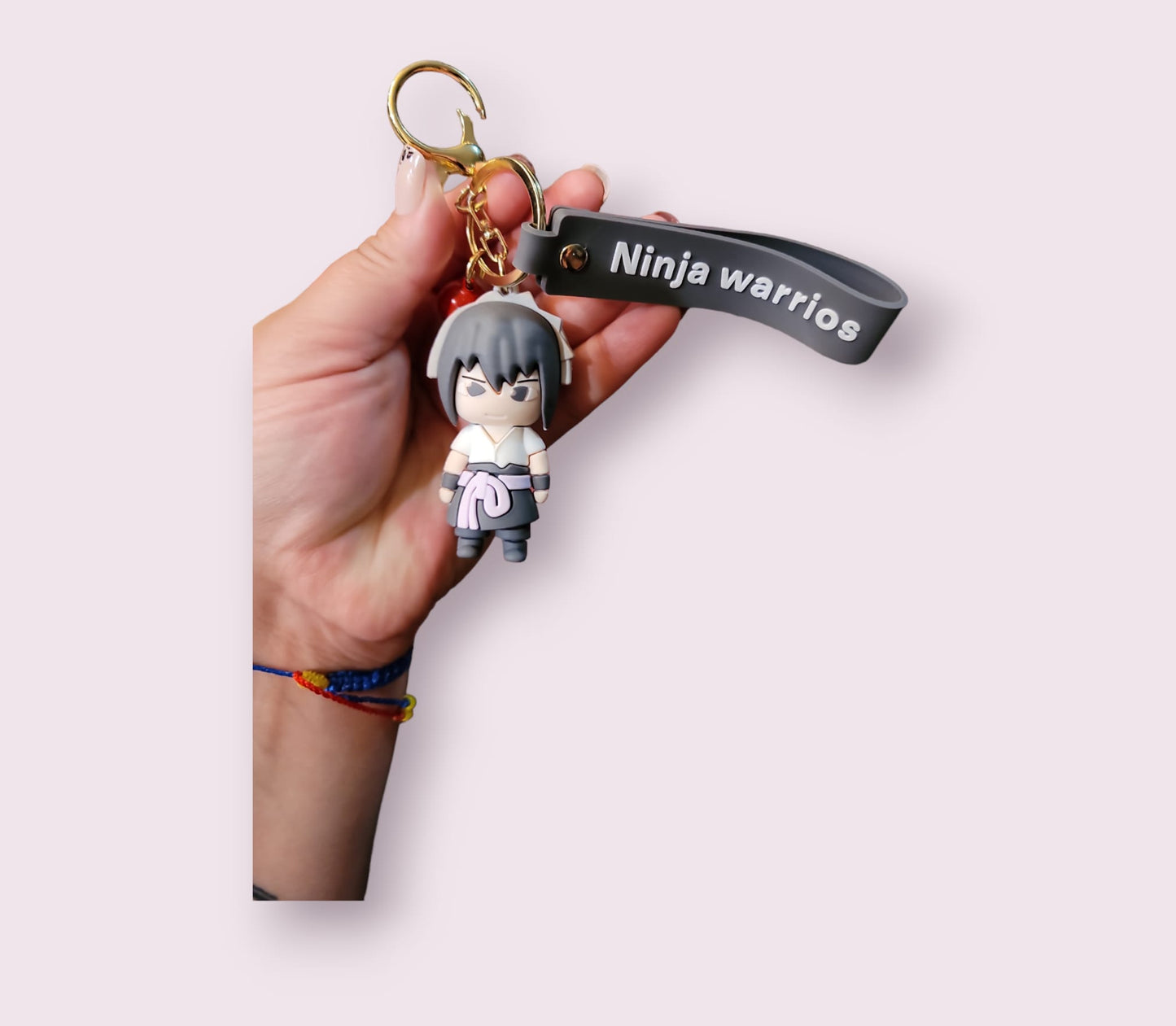 Sasuke keychain and ID holder