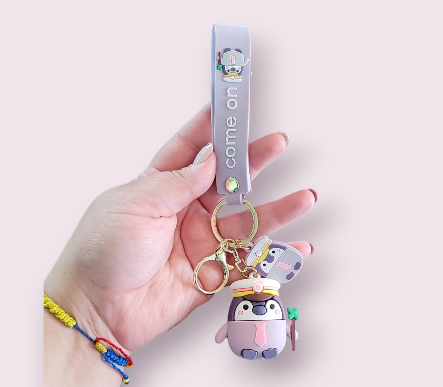 Captain Penguin Keychain.