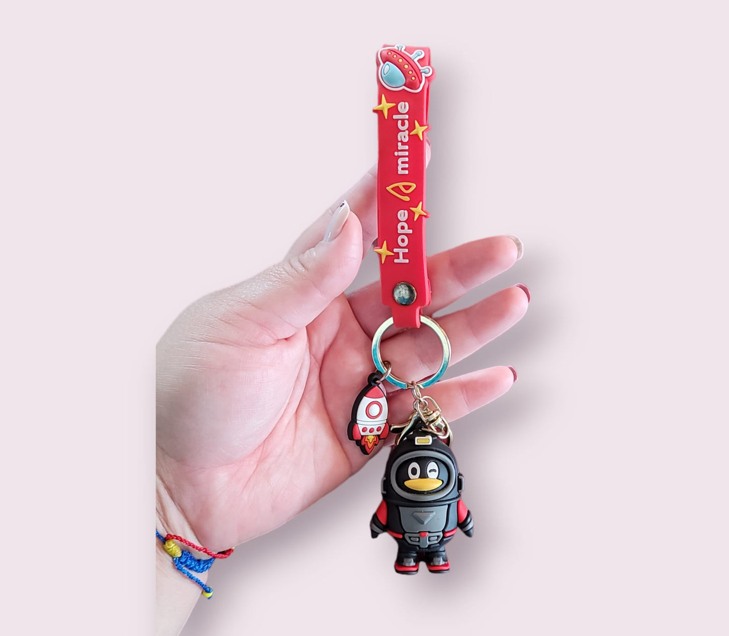 Astronaut Penguin Keychain.