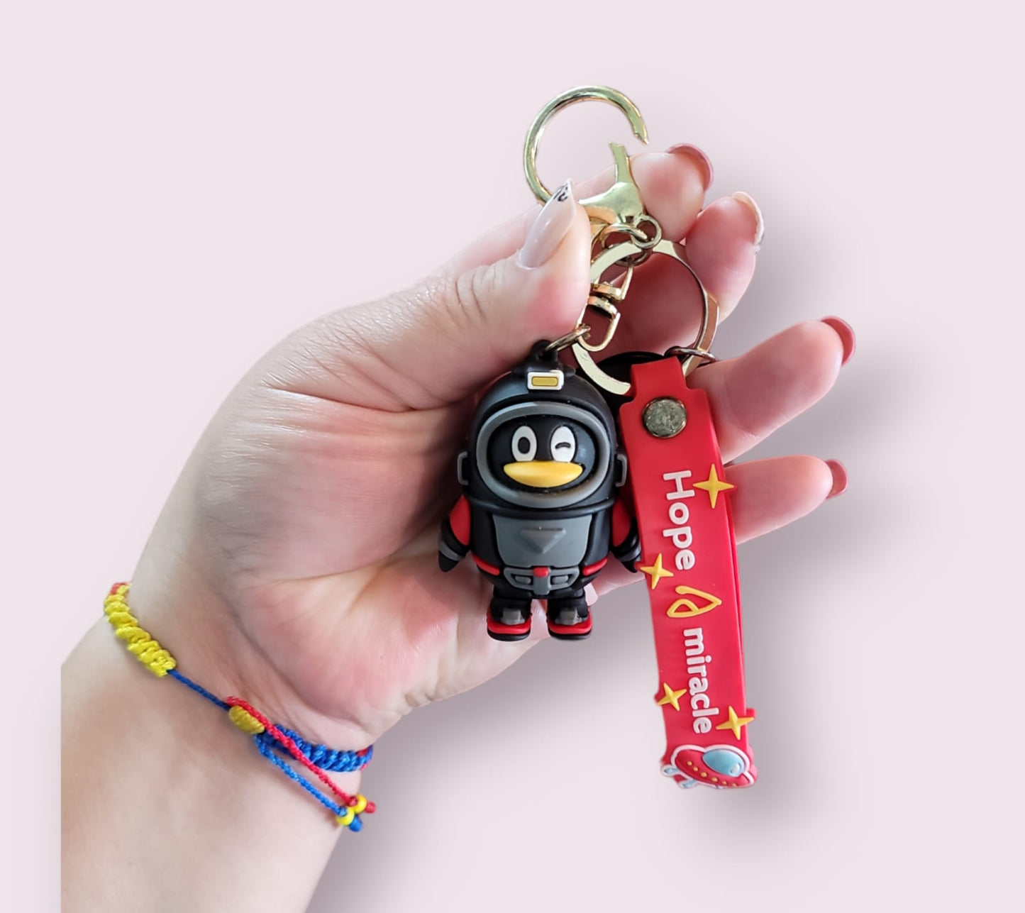 Astronaut Penguin Keychain.