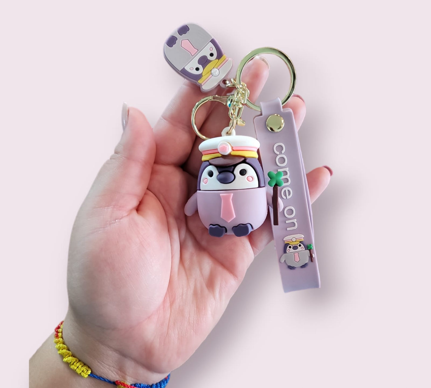 Captain Penguin Keychain.