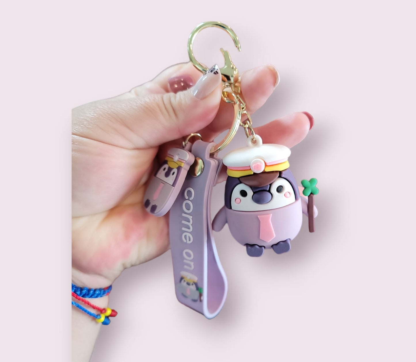 Captain Penguin Keychain.