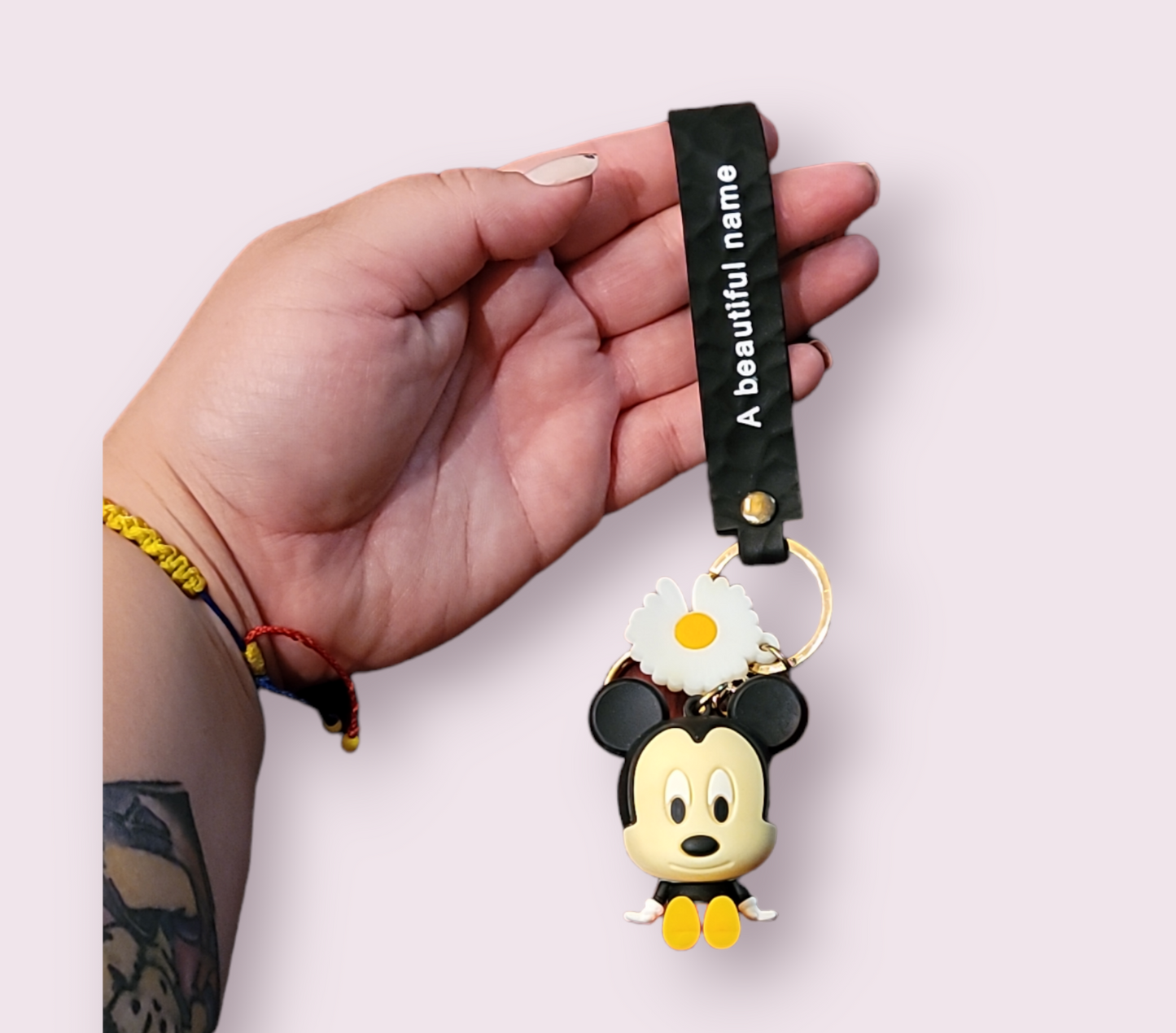 Mickey Mouse keychain.