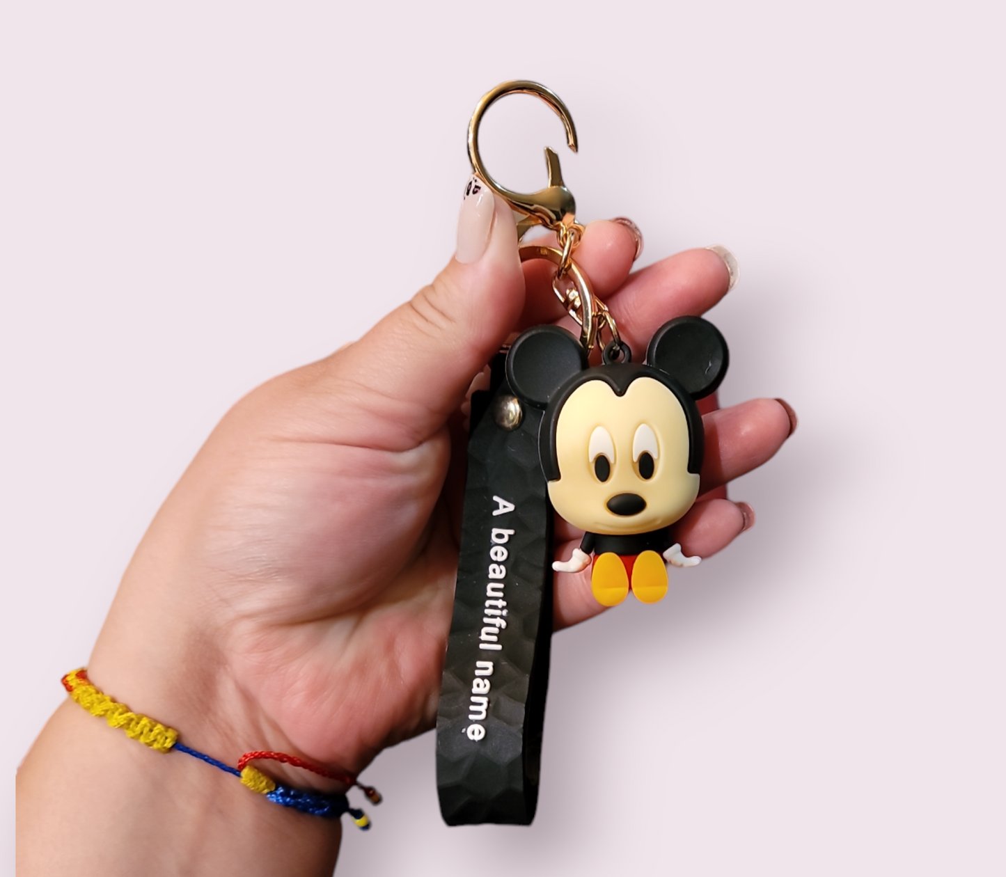 Mickey Mouse keychain.