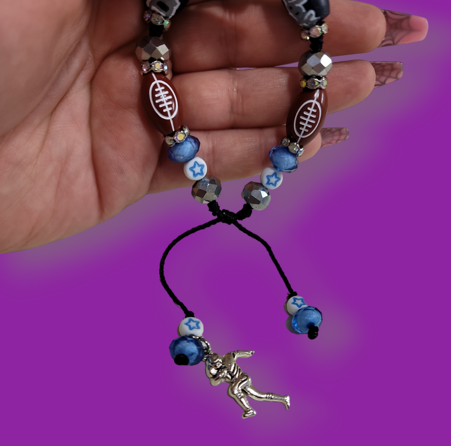 Dallas Cowboys star fan bracelet