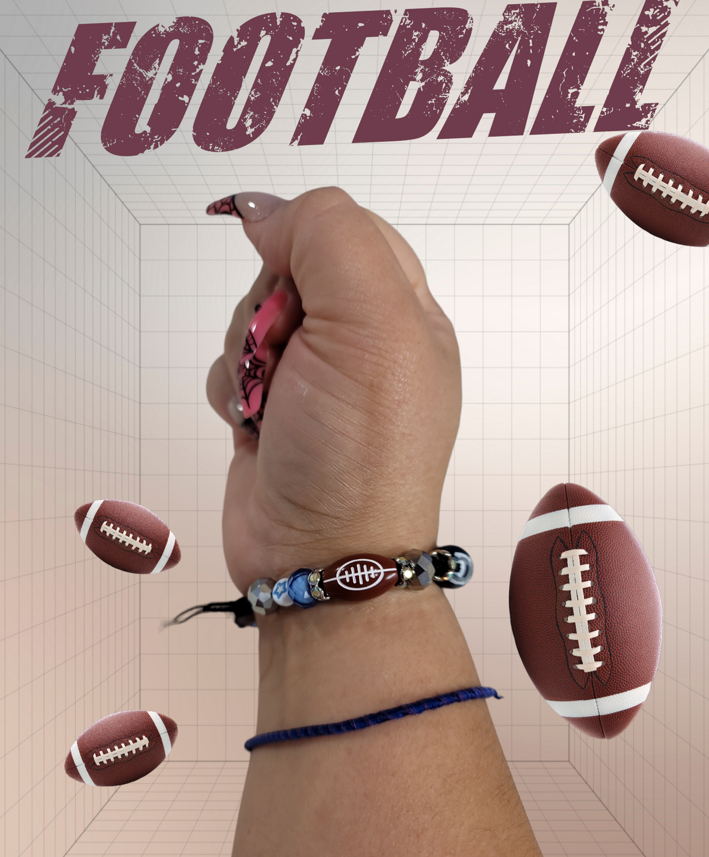 Dallas Cowboys star fan bracelet