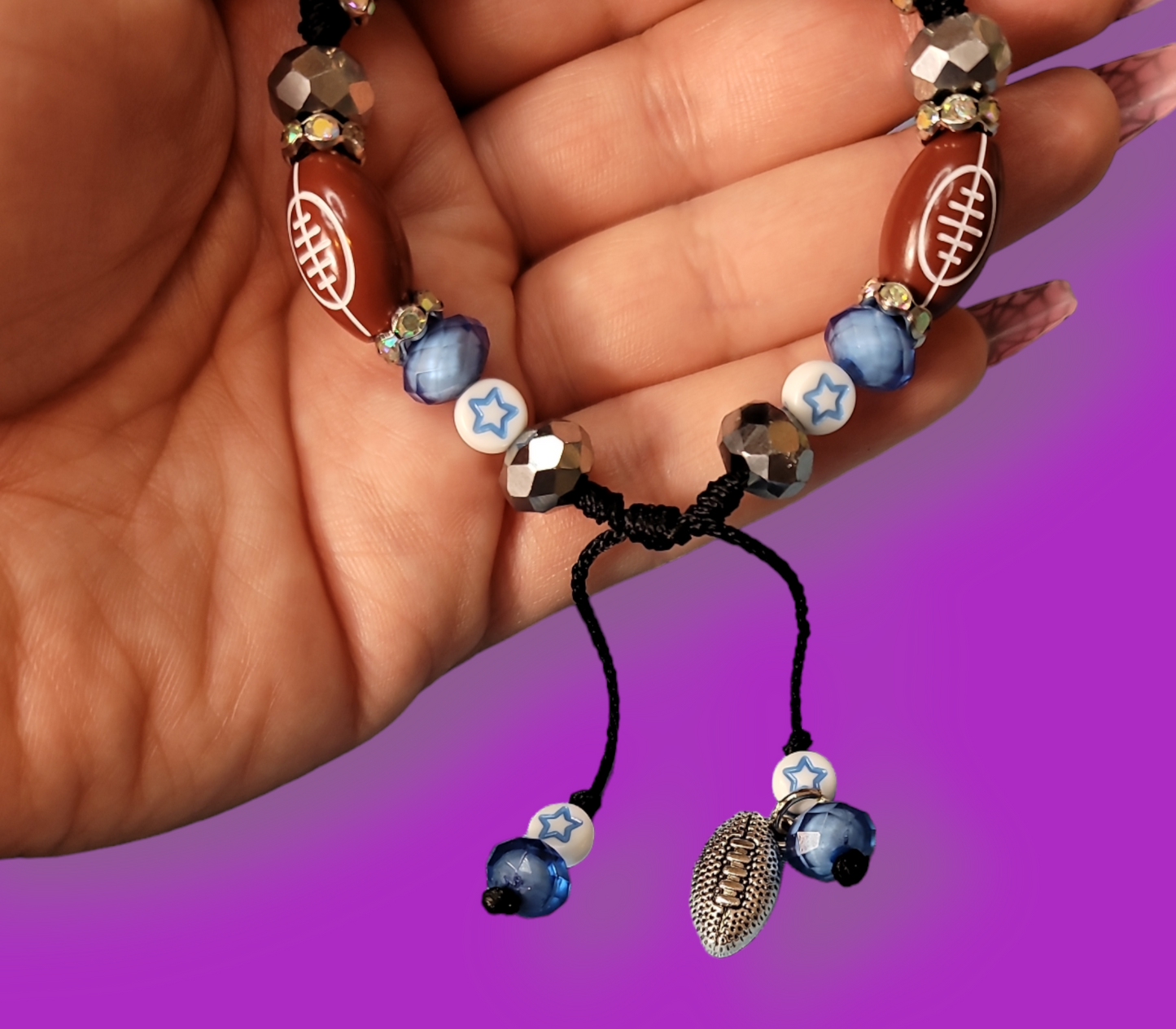 Dallas Cowboys star fan bracelet