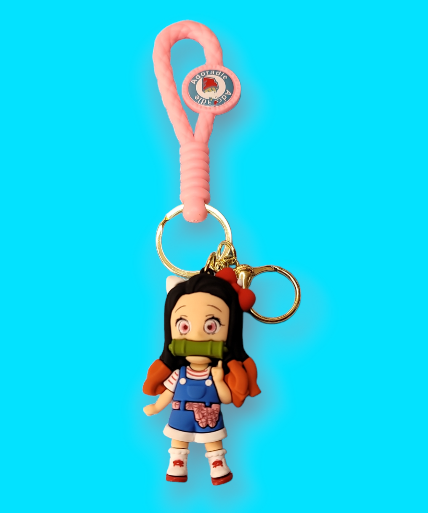 Nezuko DS Keychain.