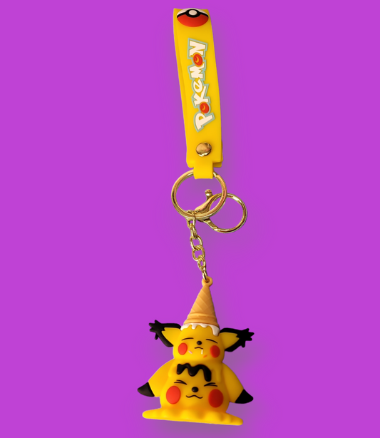 Pikachu Ice Cream Keychain.