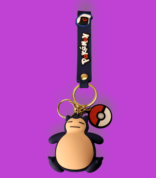 Snorlax Keychain.