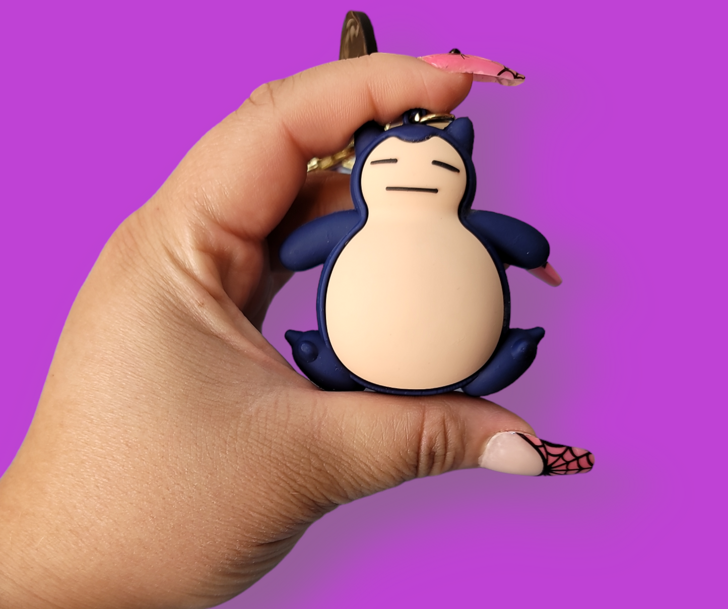 Snorlax Keychain.