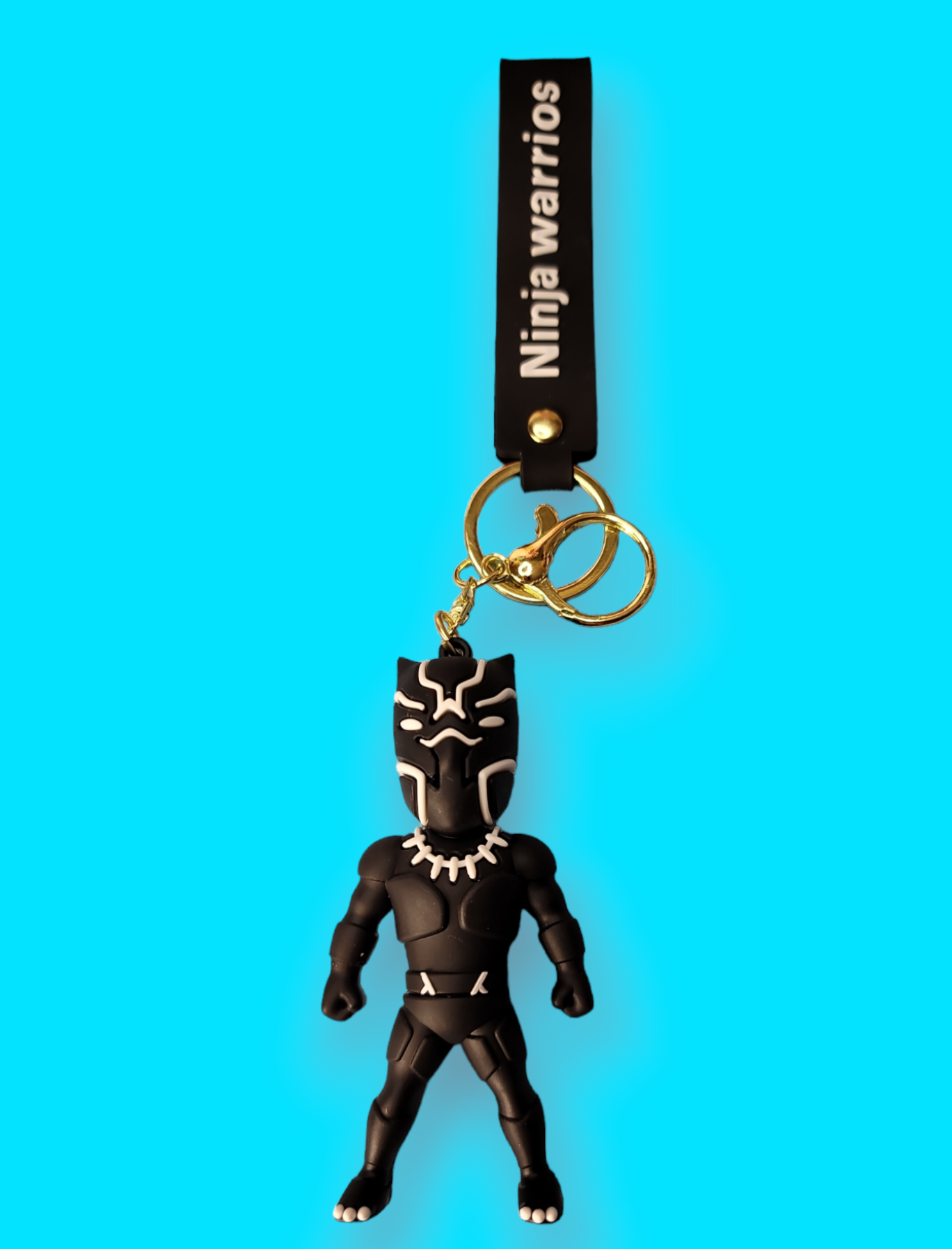 Black Panther Warrior Keychain.