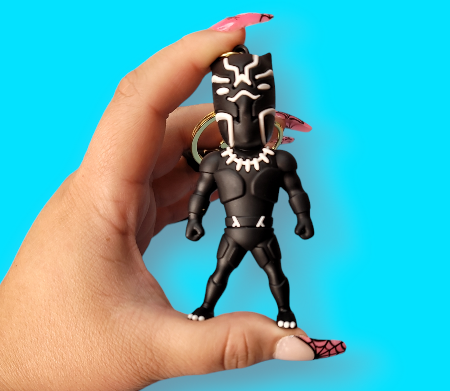 Black Panther Warrior Keychain.