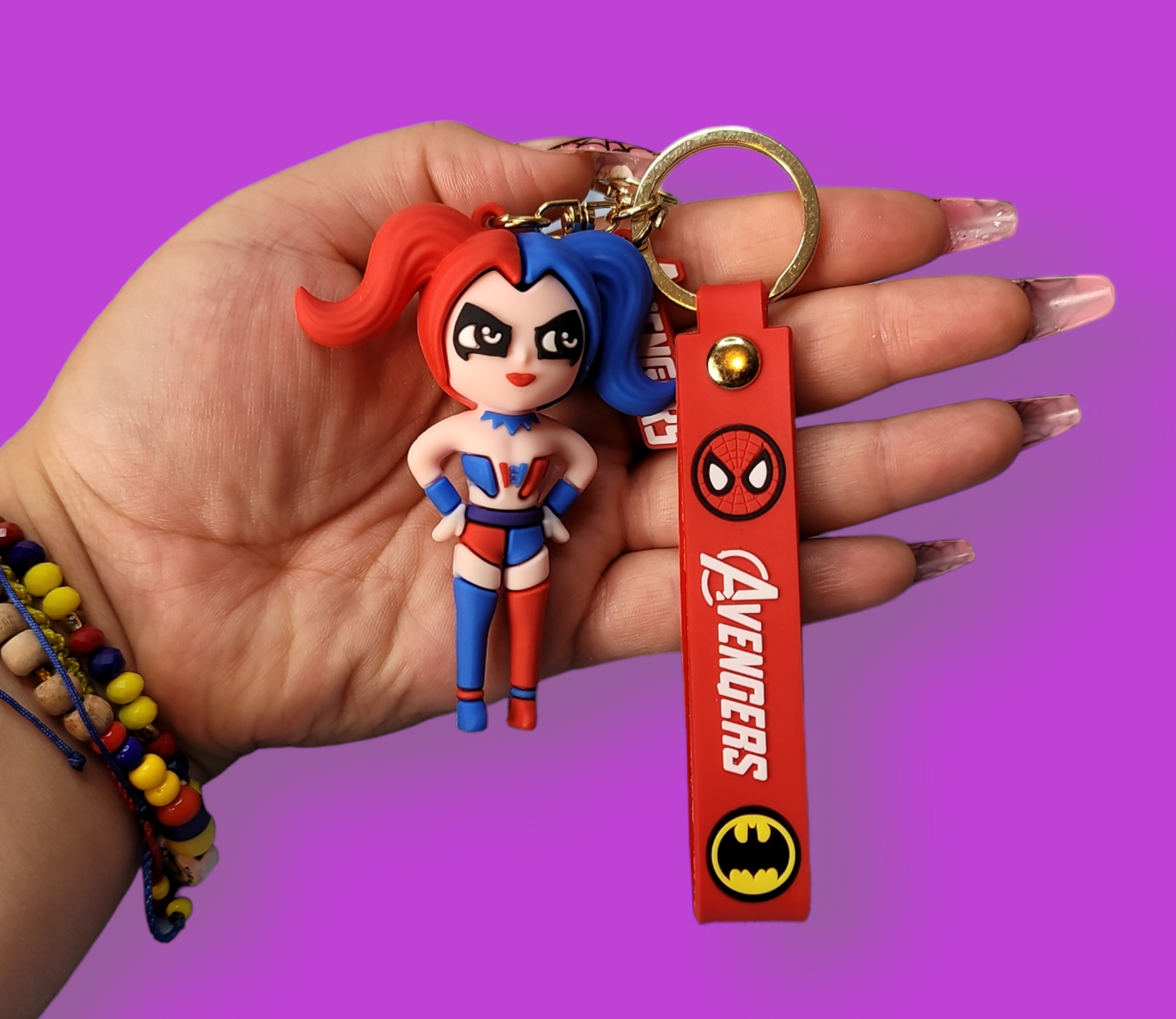 Harley Quinn Keychain.