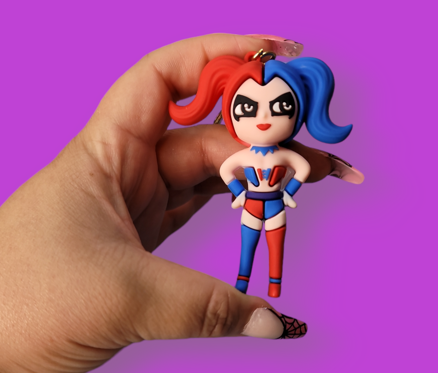 Harley Quinn Keychain.