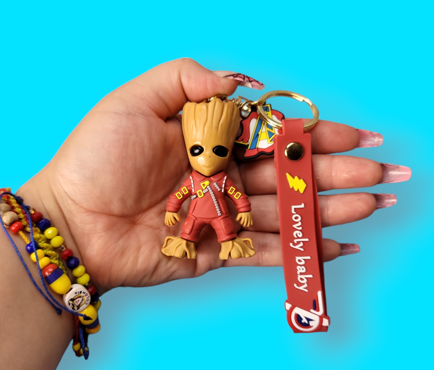 Baby Groot Keychain.