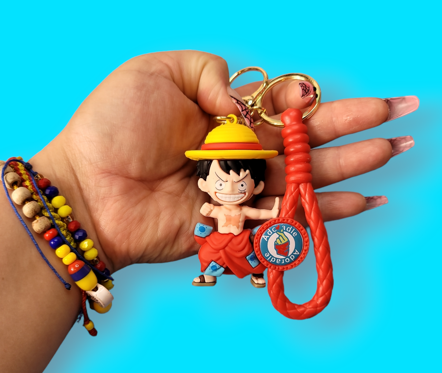 Luffy OP Keychain.