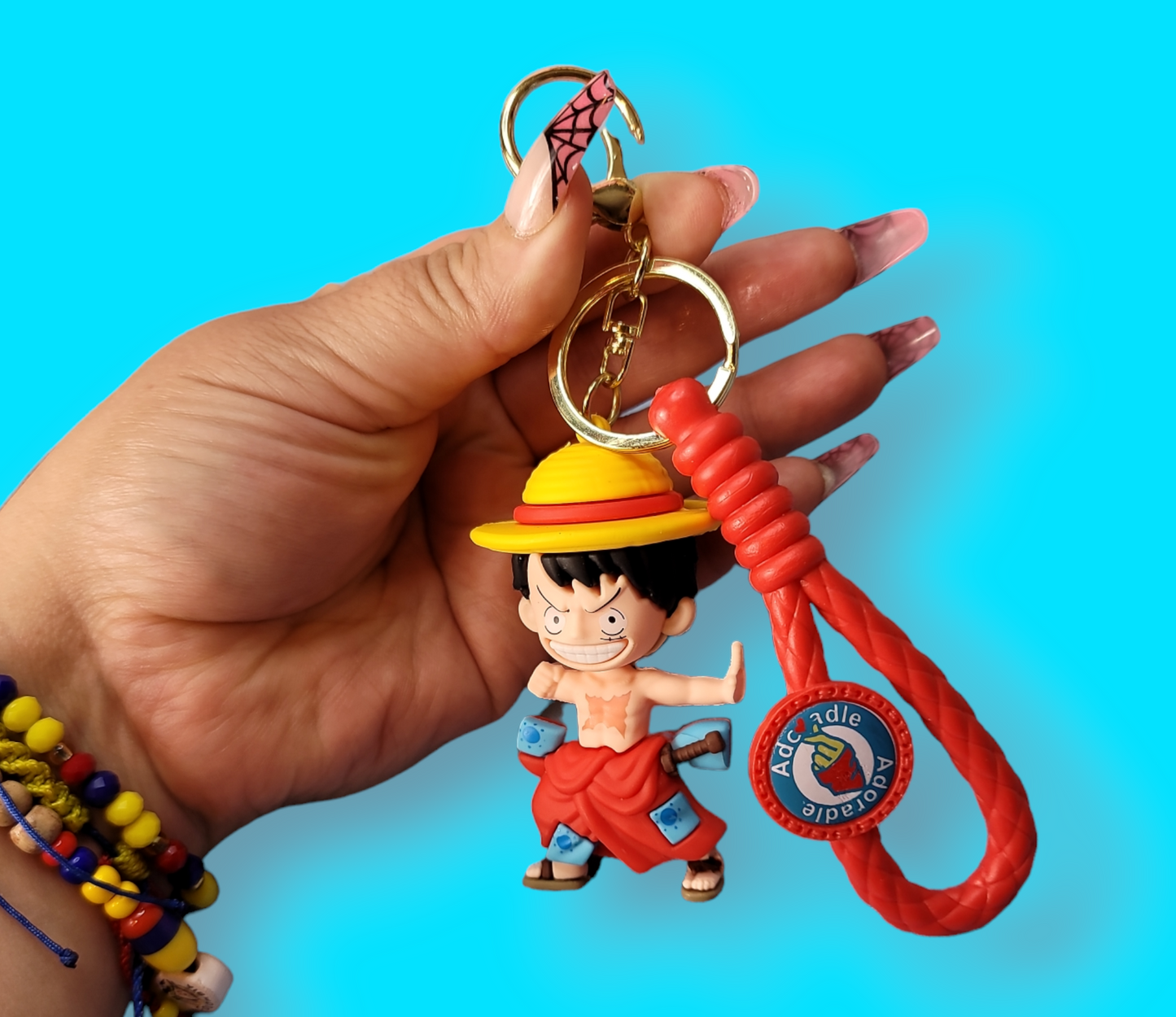 Luffy OP Keychain.