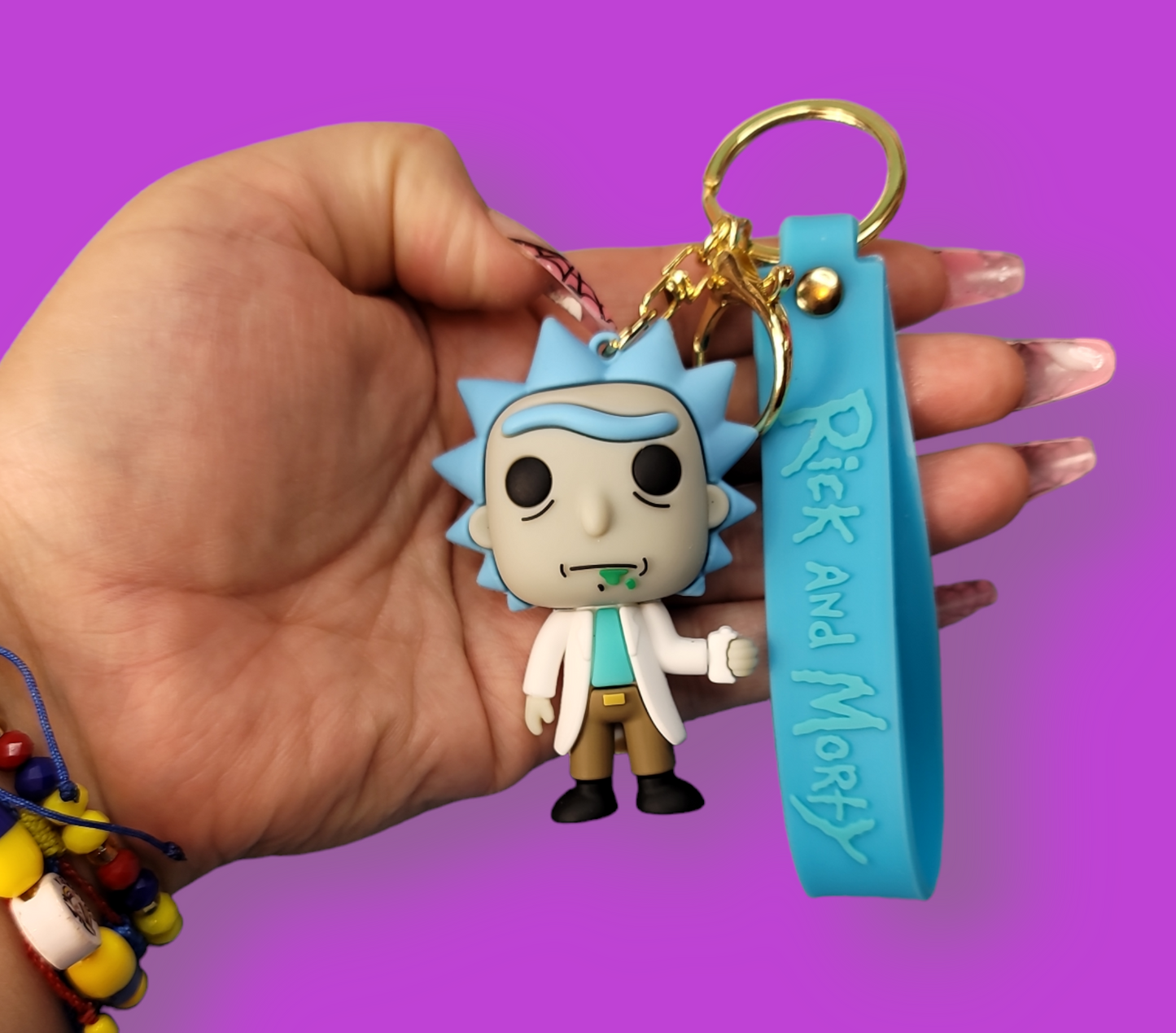 Rick R&M Keychain.