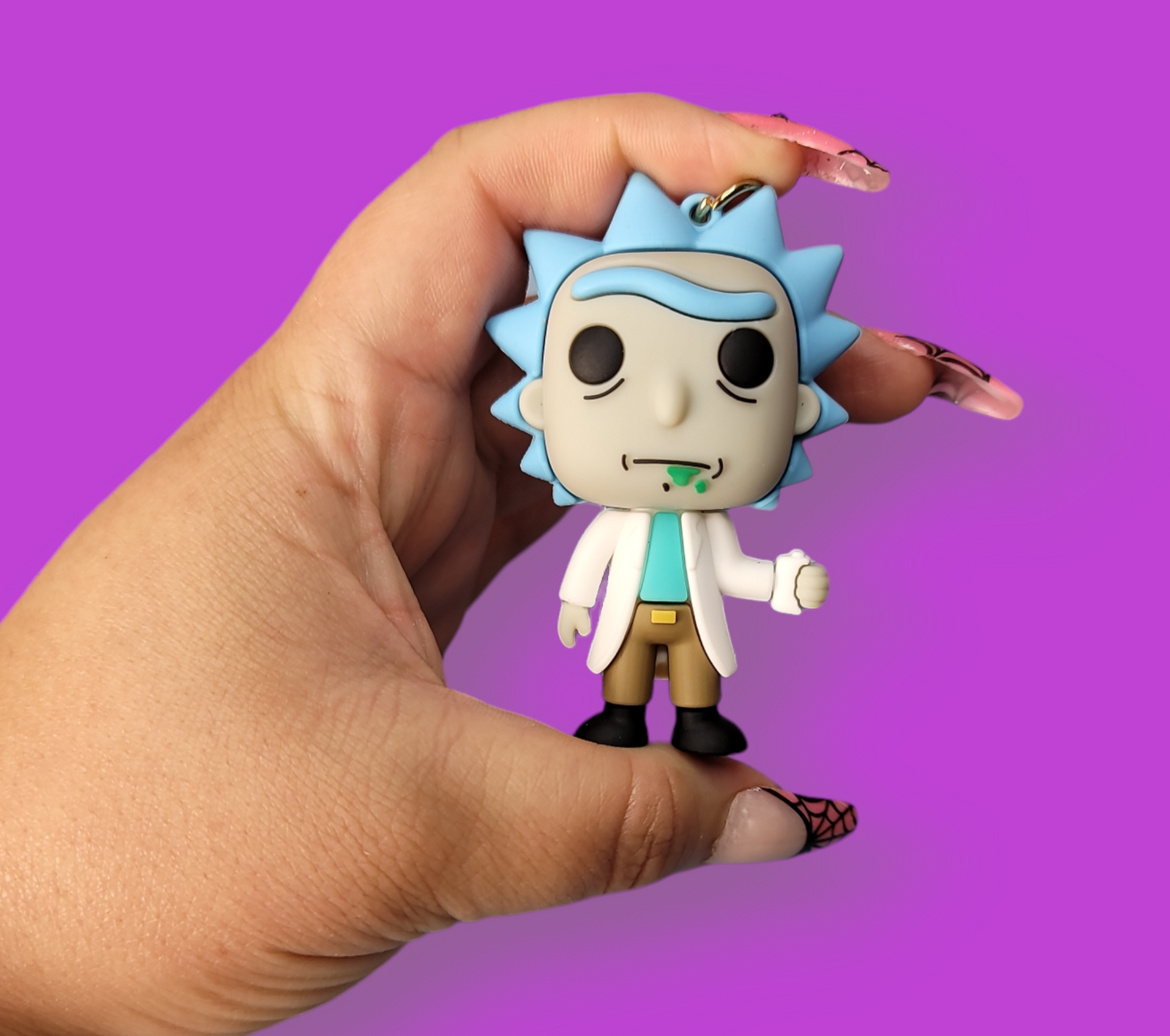 Rick R&M Keychain.