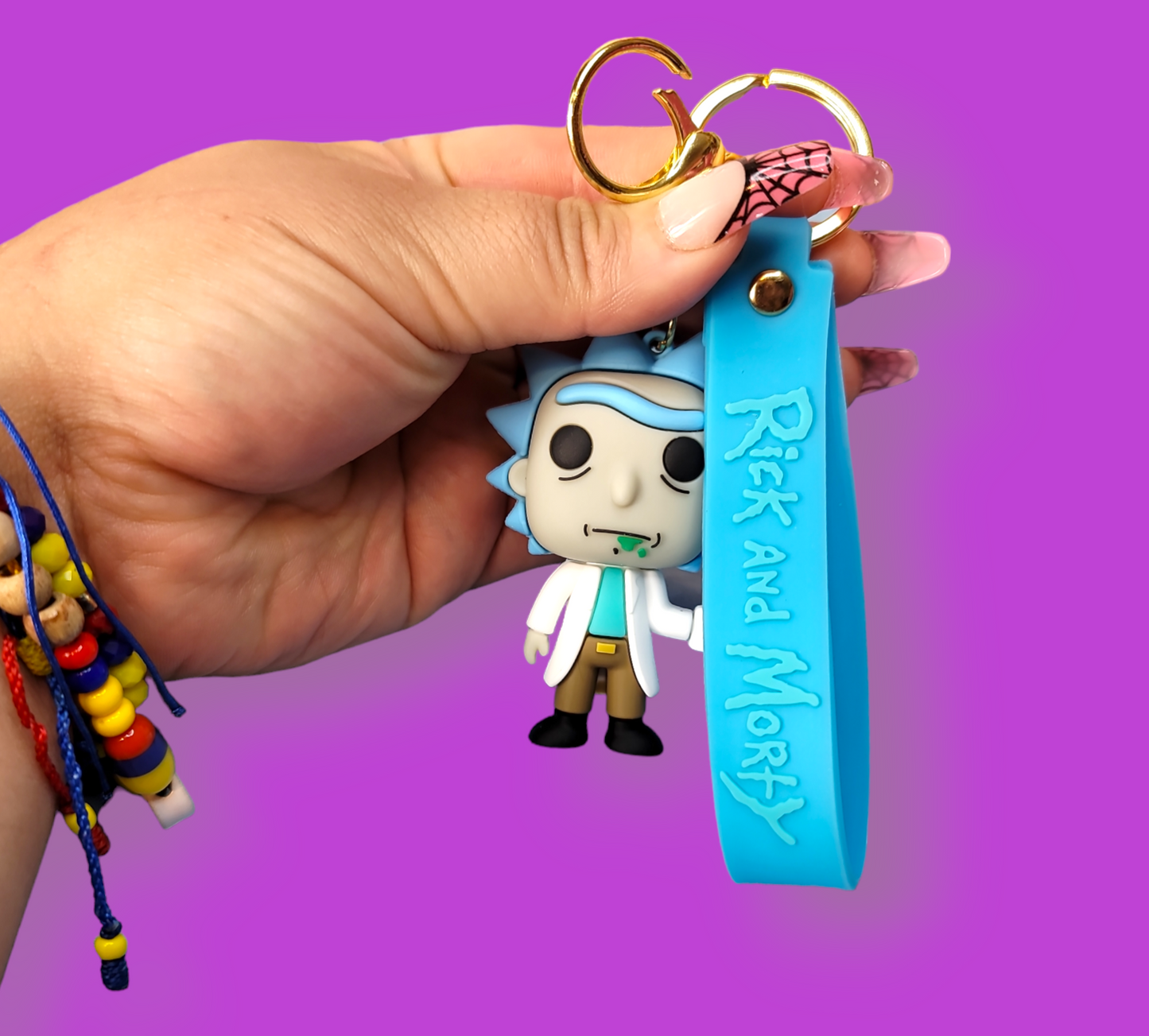 Rick R&M Keychain.