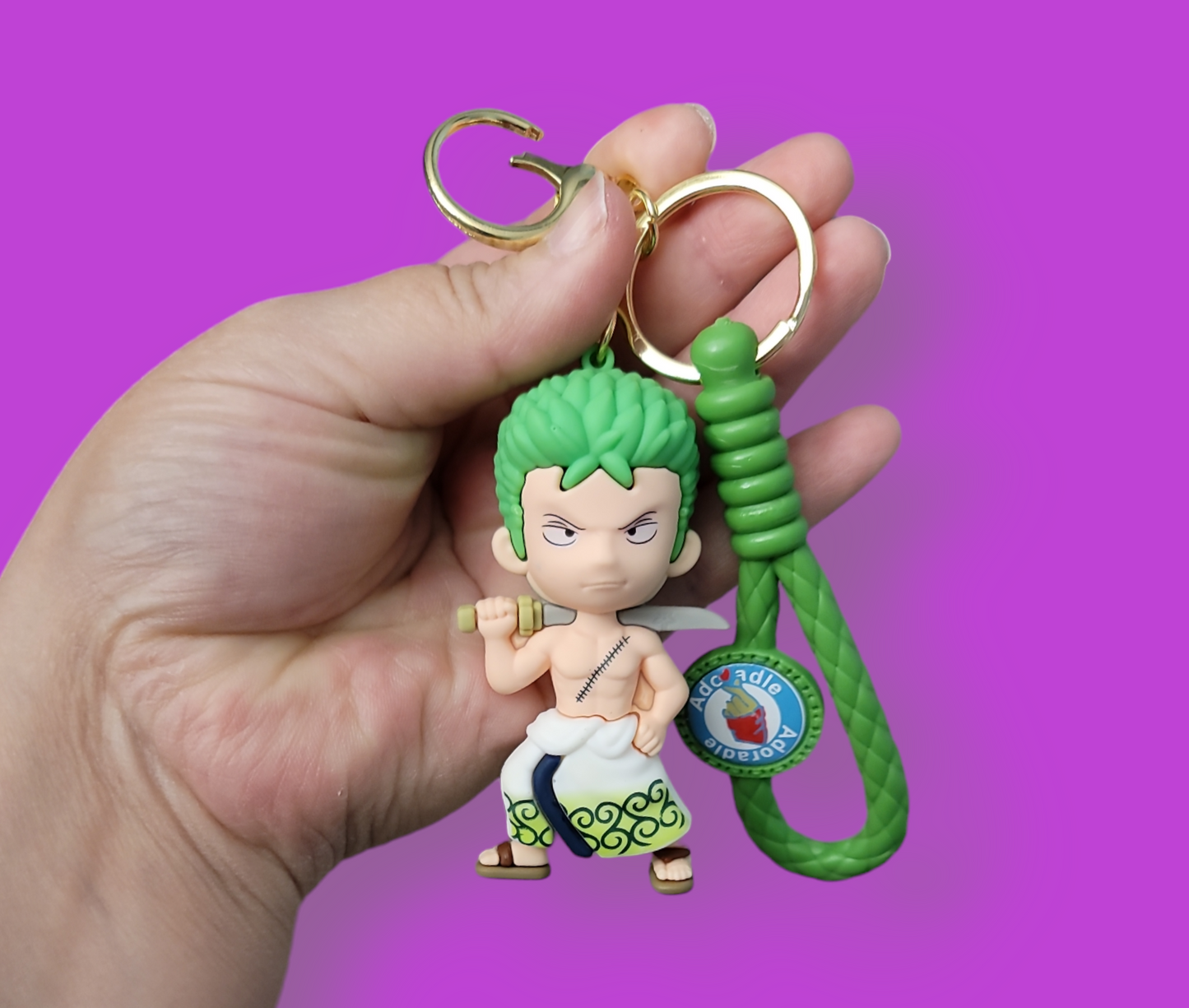 Zoro One Piece Keychain.