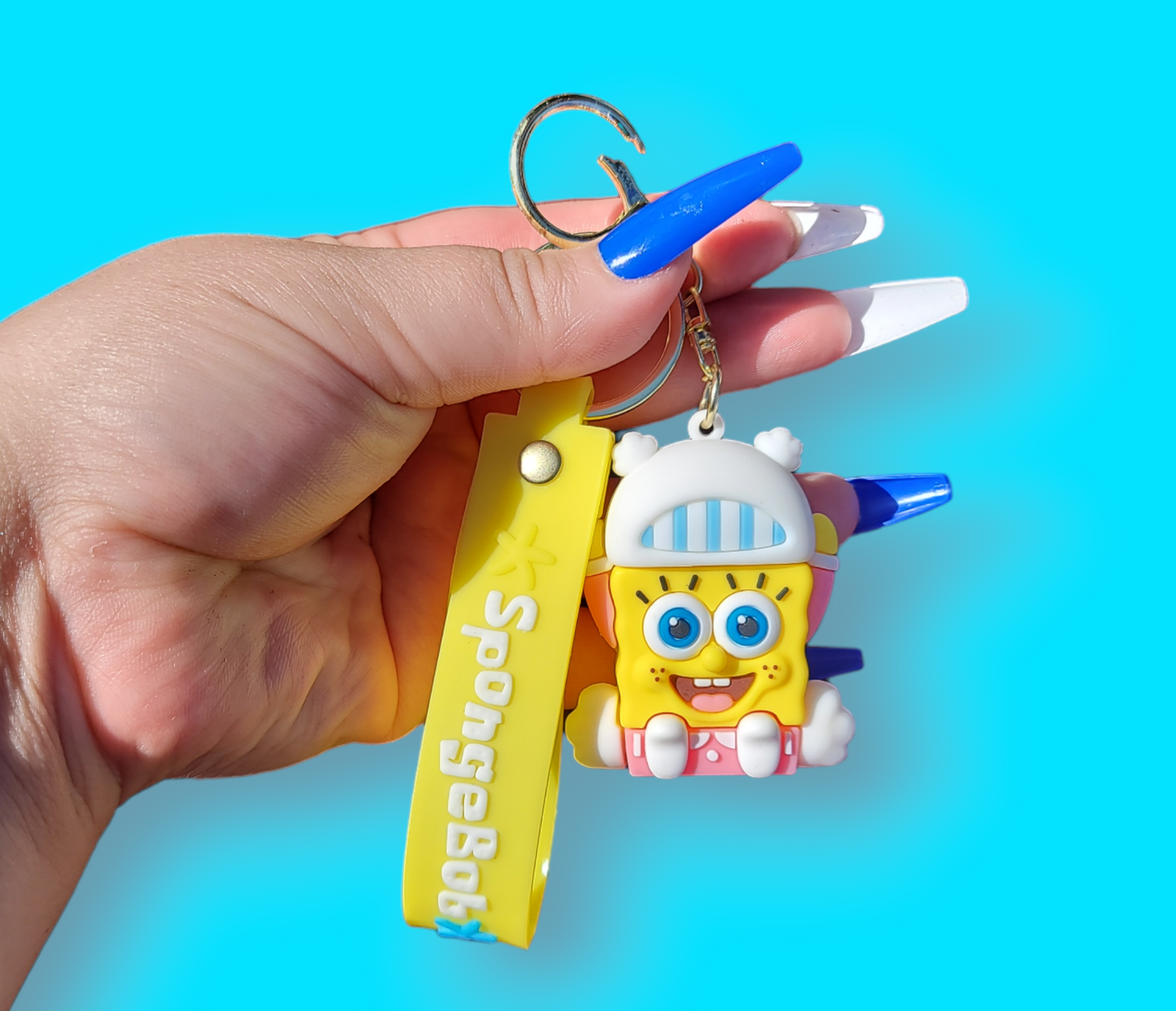 PJ Party SpongeBob Keychain.