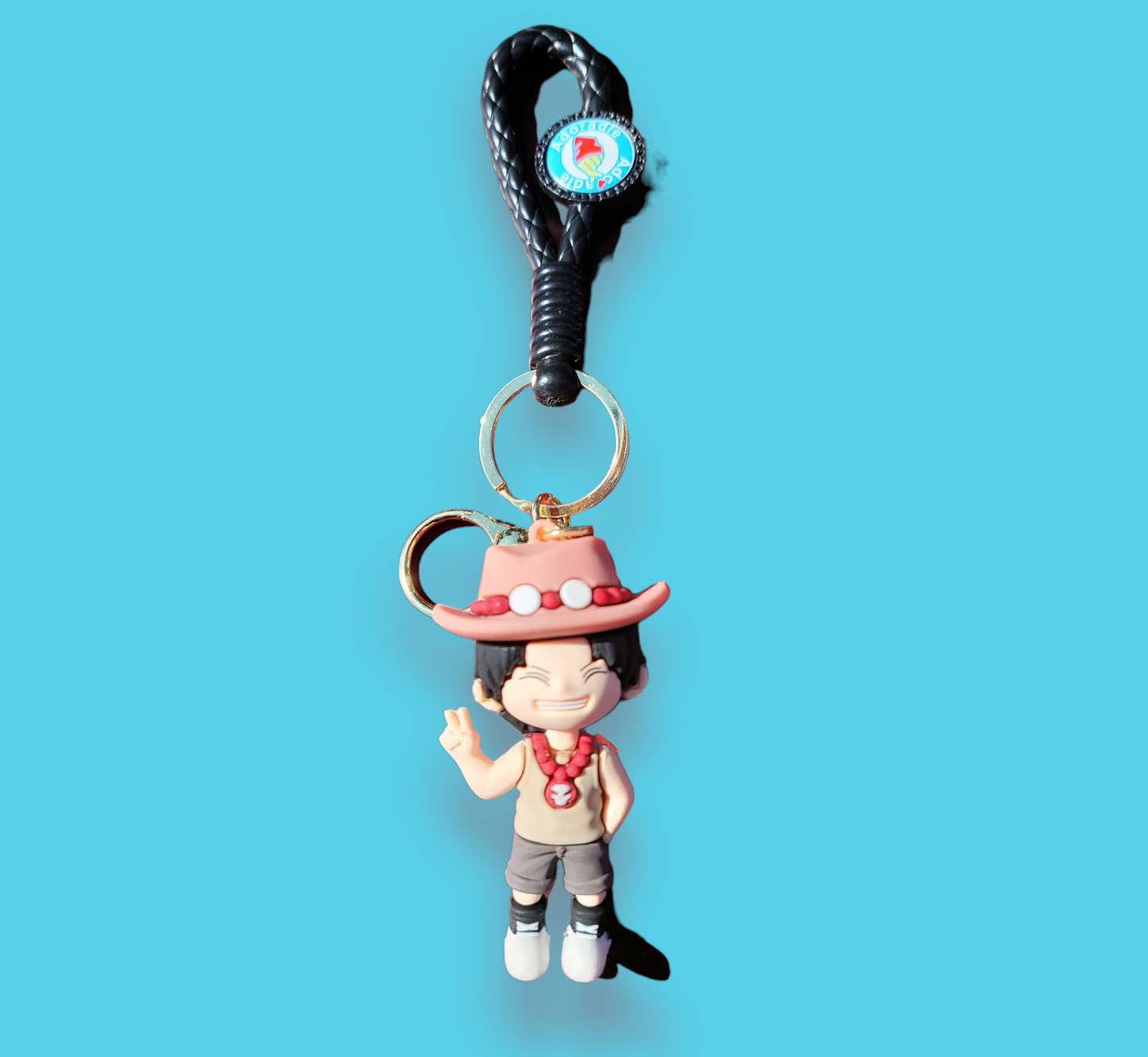 Ace One Piece Keychain.