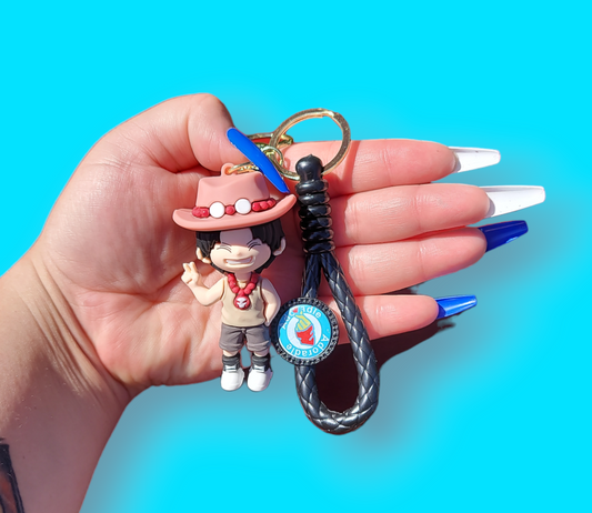 Ace One Piece Keychain.