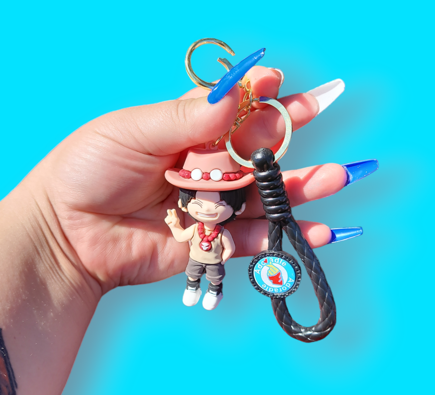 Ace One Piece Keychain.