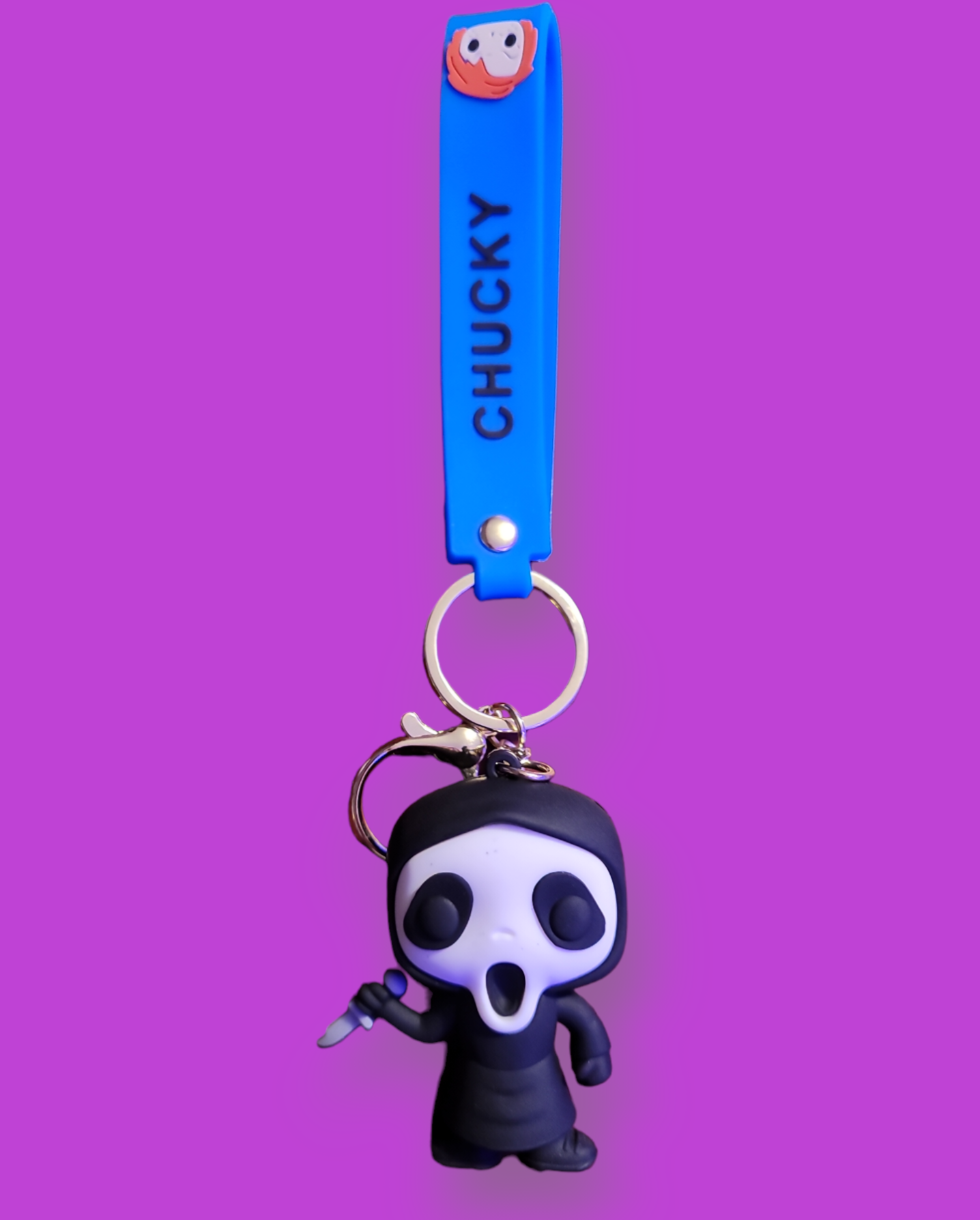 Ghost Face Keychain.