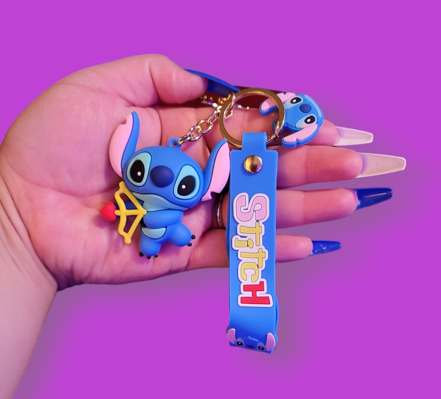 Cupid Stitch Keychain.