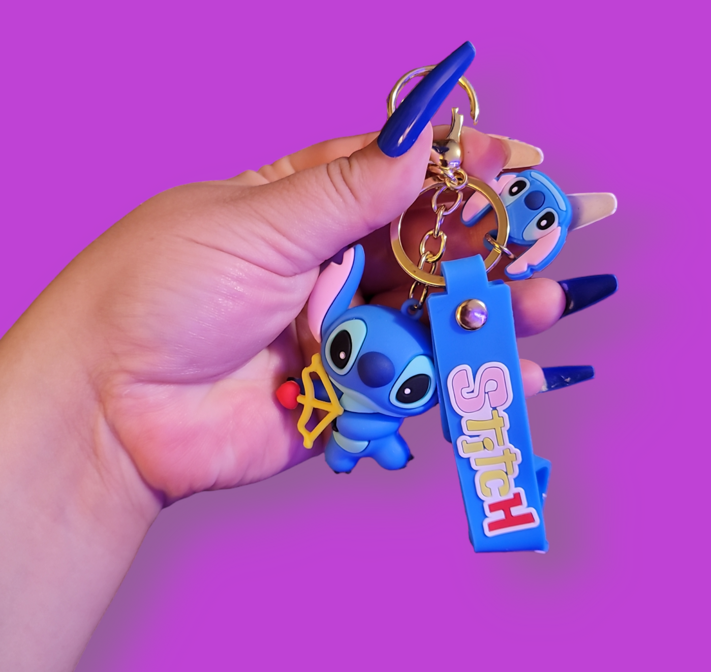 Cupid Stitch Keychain.