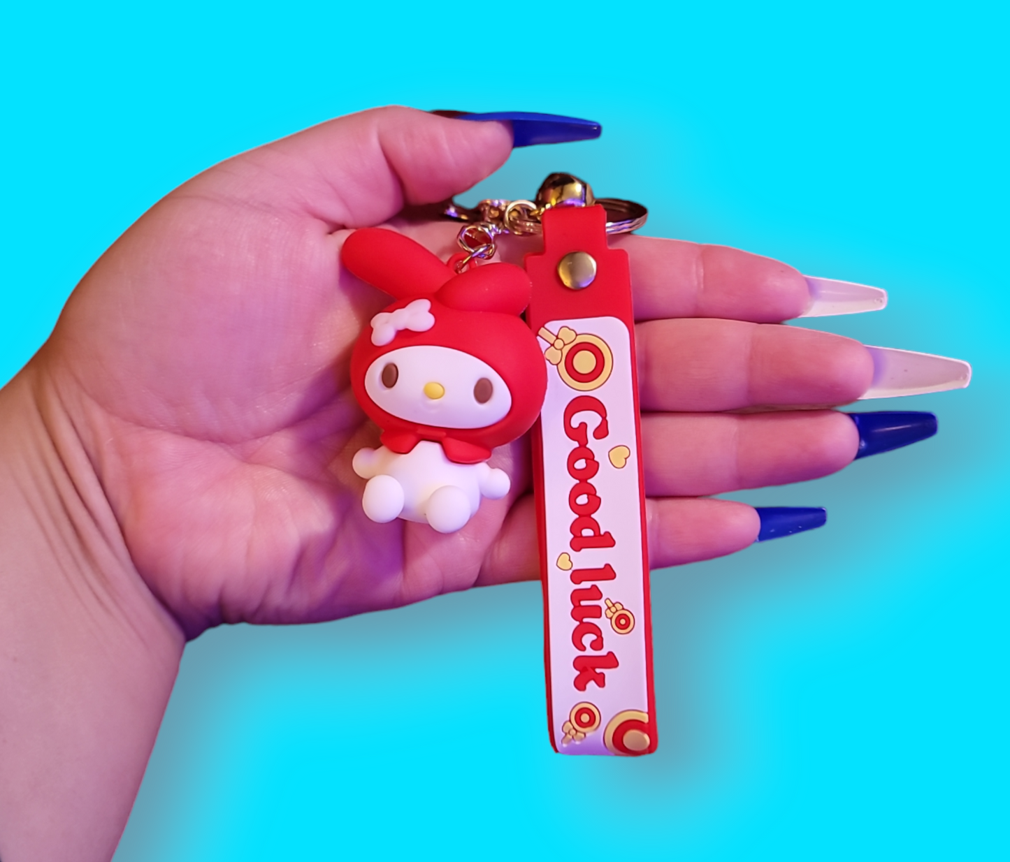 Red My Melody Keychain.