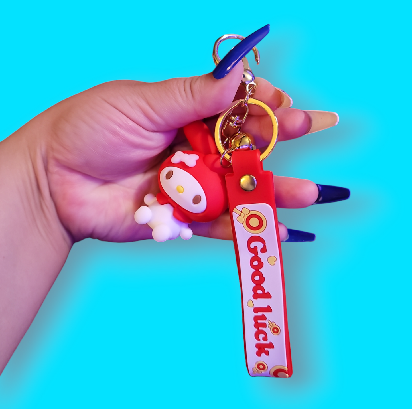 Red My Melody Keychain.