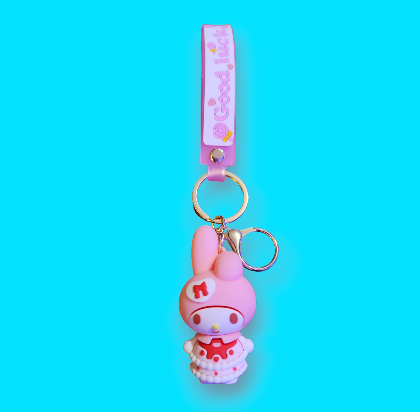 Pink My Melody Keychain.