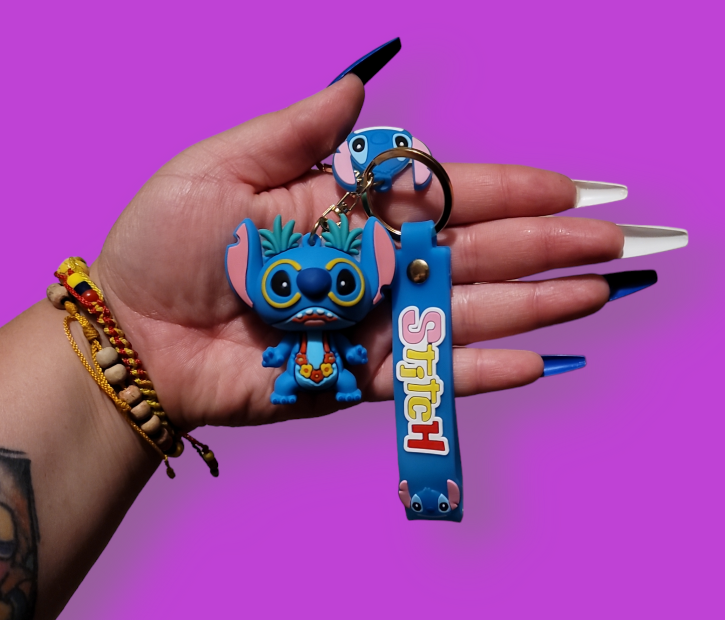 Hawaiian Stitch Keychain.