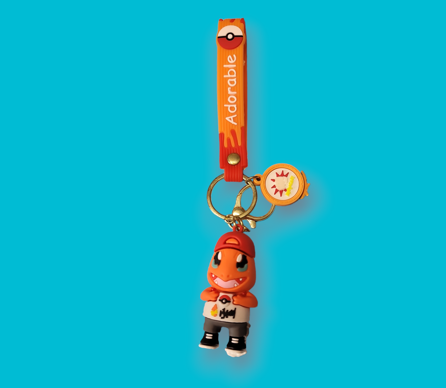 To cool for school Charmander Keychain.