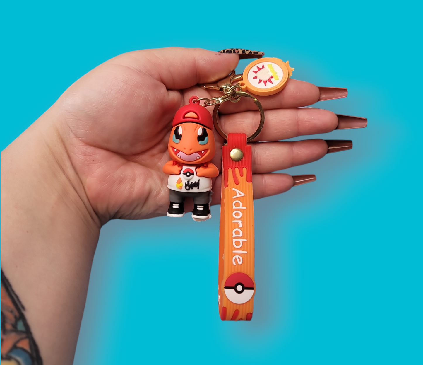 To cool for school Charmander Keychain.