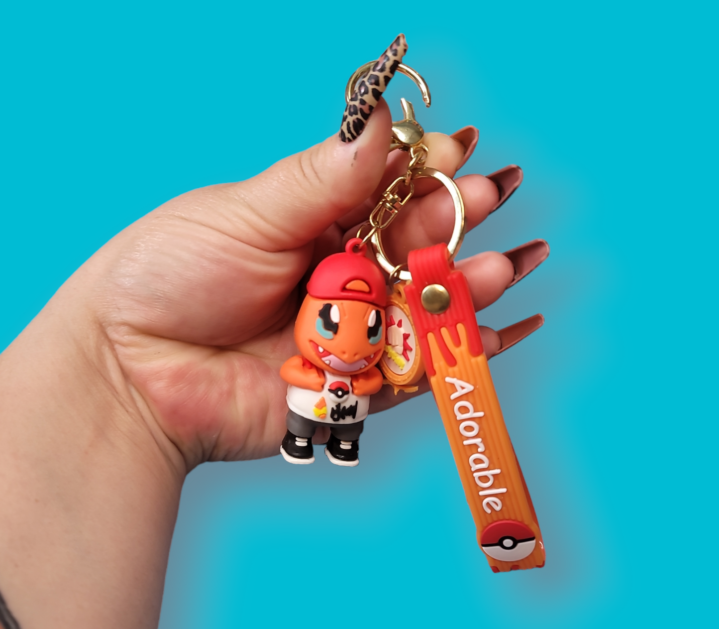 To cool for school Charmander Keychain.