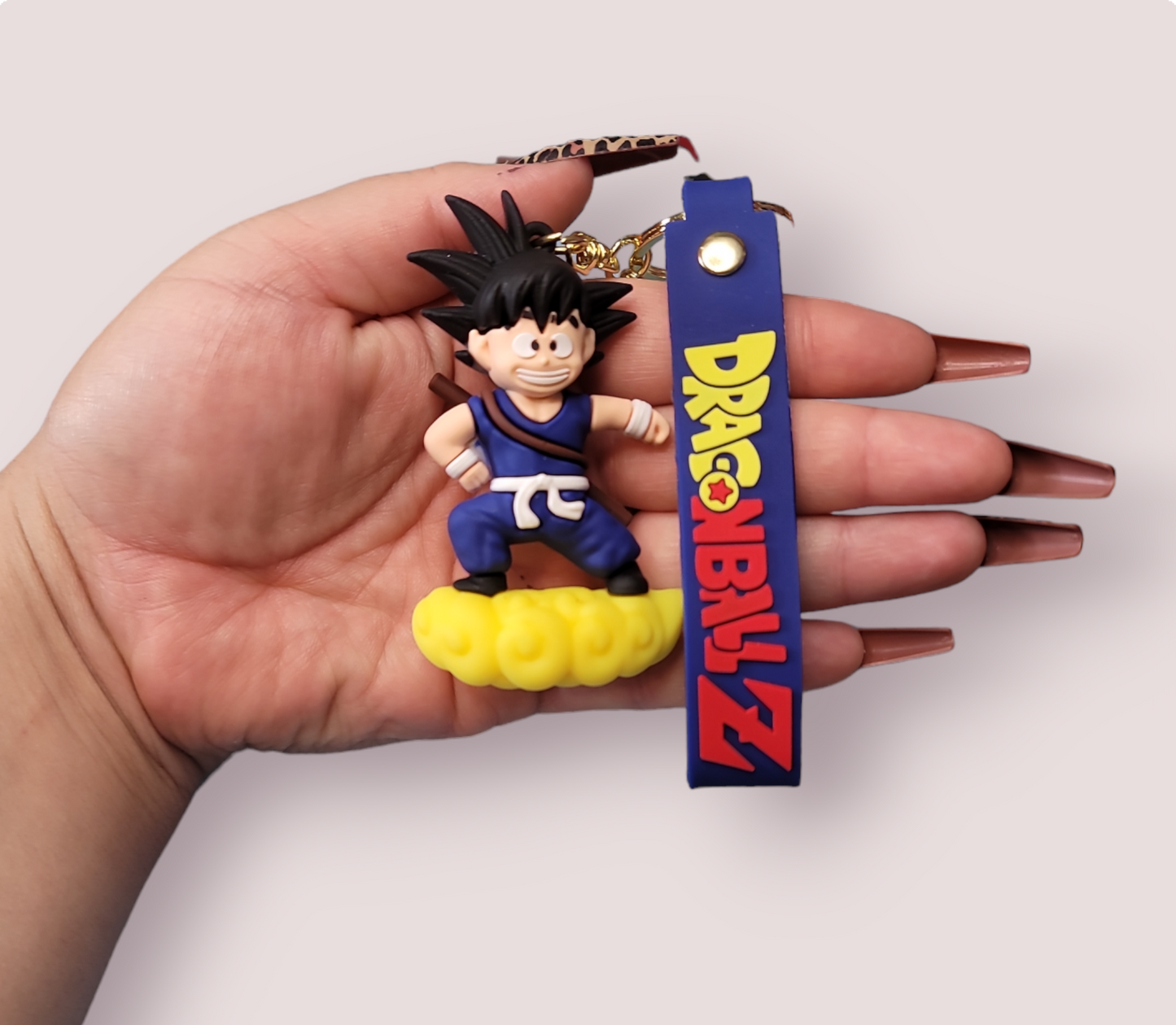 Goku on nimbus Keychain.