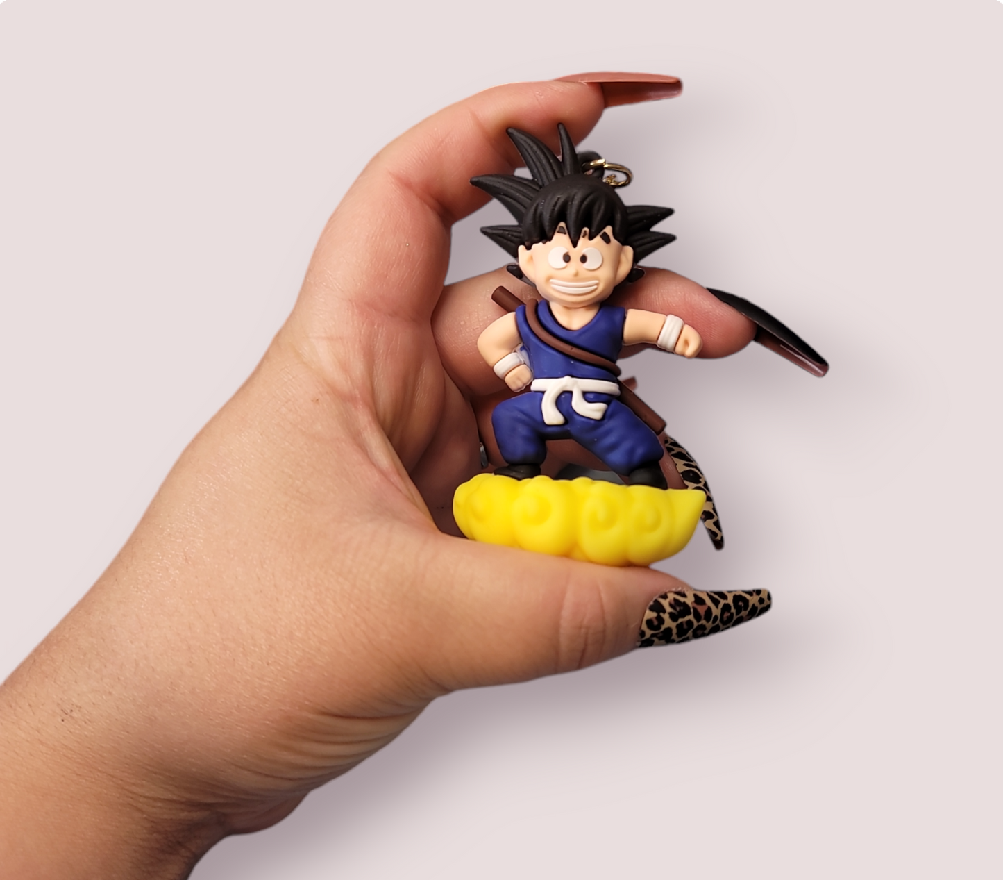 Goku on nimbus Keychain.