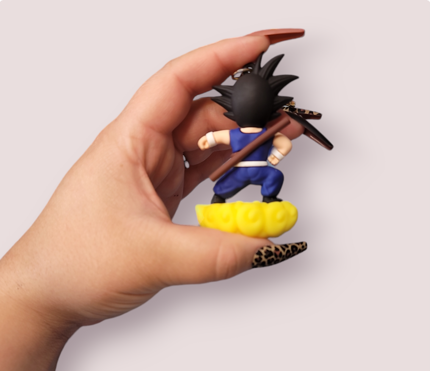 Goku on nimbus Keychain.