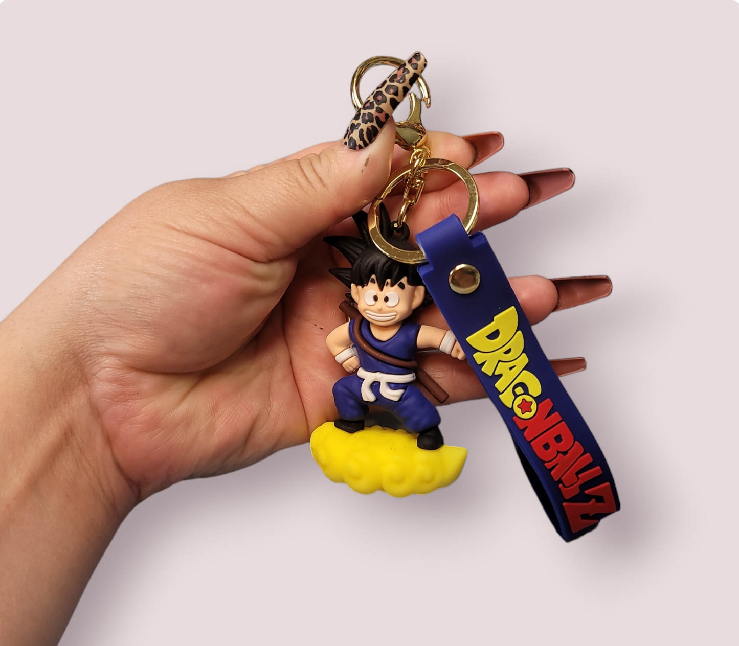 Goku on nimbus Keychain.