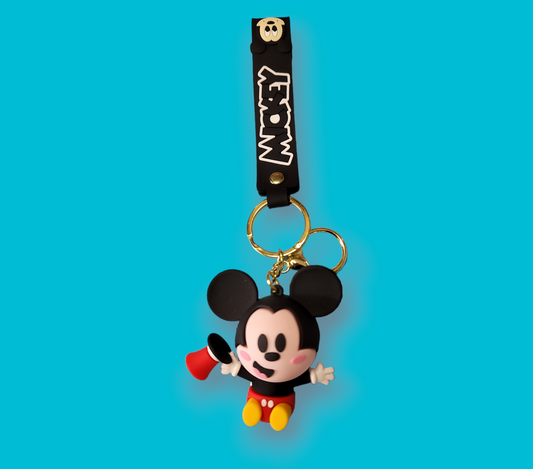 Top Hat Mickey Mouse Keychain.