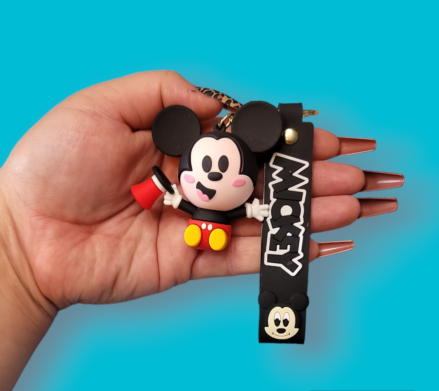 Top Hat Mickey Mouse Keychain.