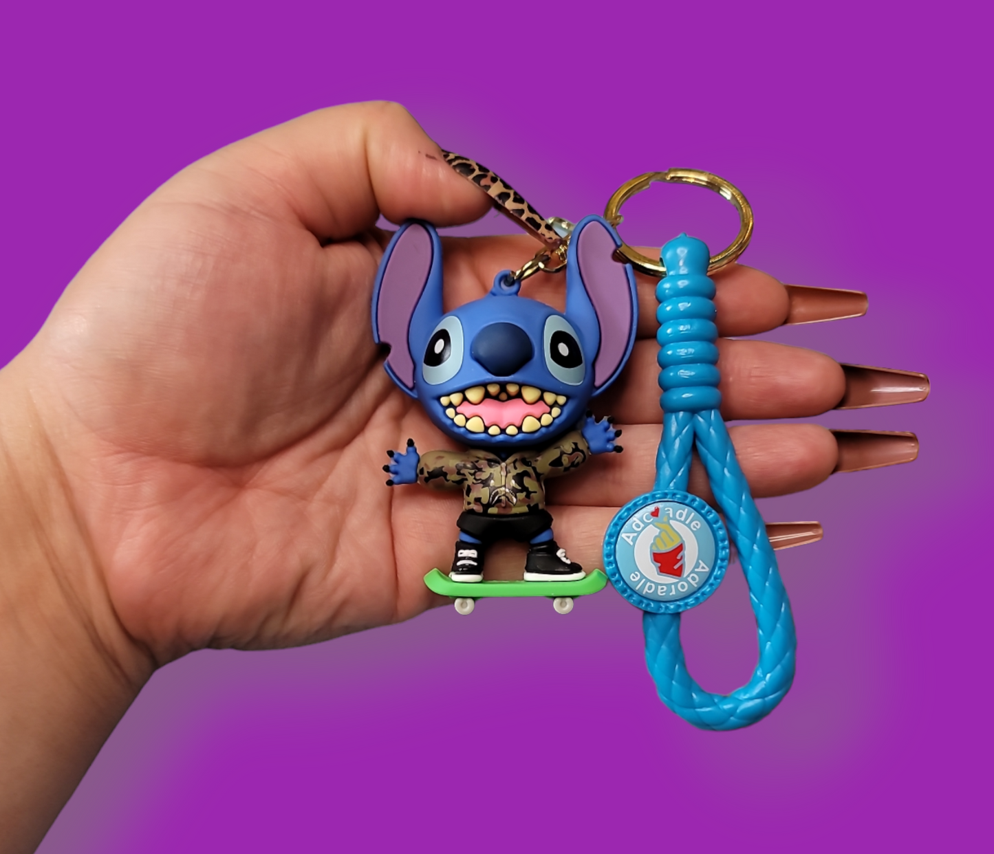 Skater Stitch Keychain.