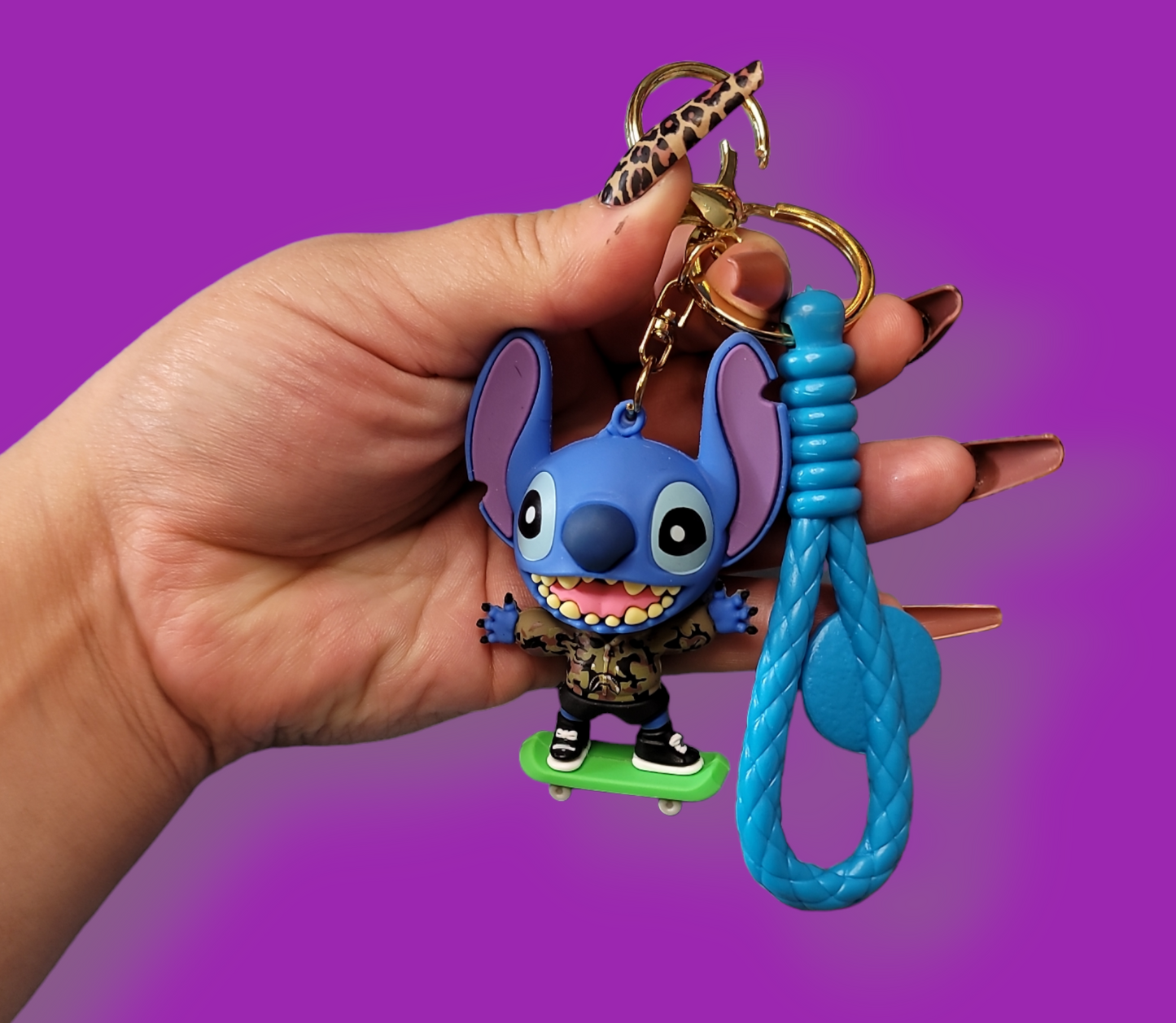 Skater Stitch Keychain.